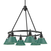 Orwell 6-Light Chandelier in Matte Black