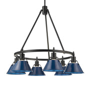 Orwell 6-Light Chandelier in Matte Black