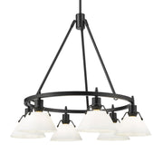 Orwell 6-Light Chandelier in Matte Black