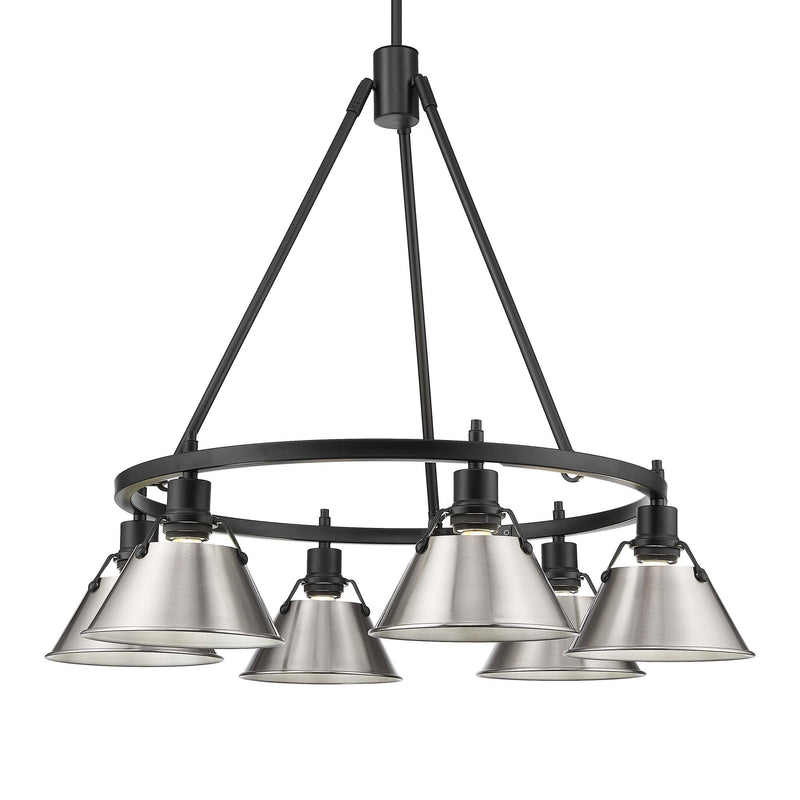 Orwell 6-Light Chandelier in Matte Black