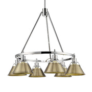 Orwell 6-Light Chandelier in Chrome