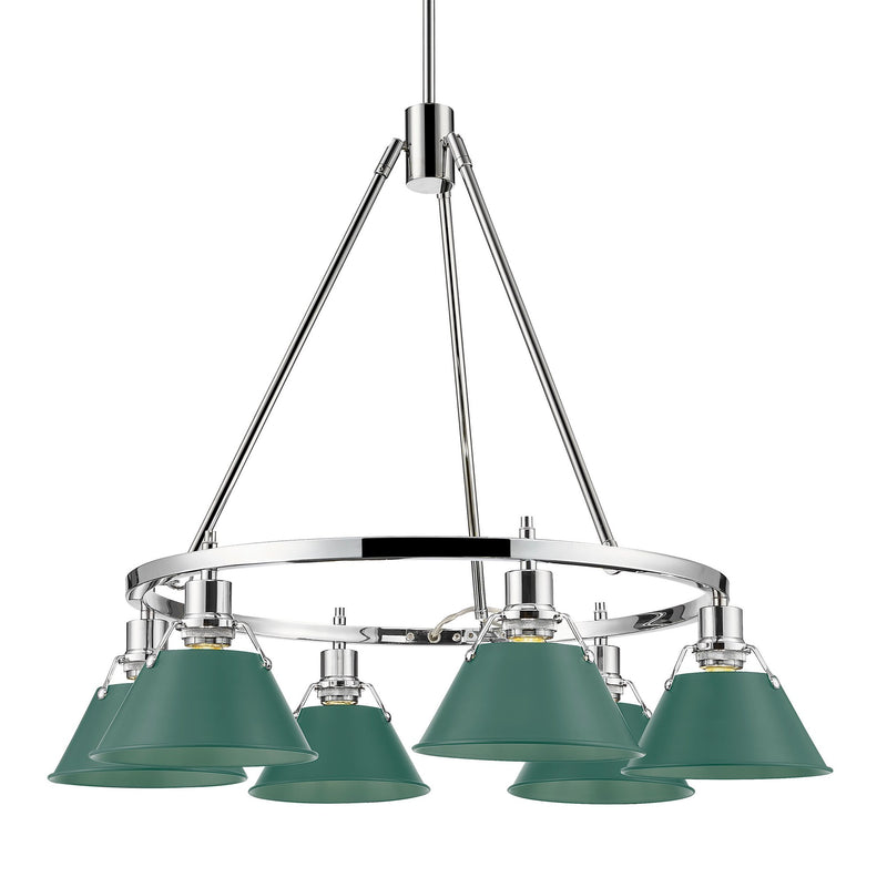 Orwell 6-Light Chandelier in Chrome
