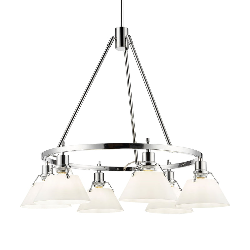 Orwell 6-Light Chandelier in Chrome
