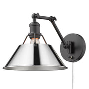 Orwell Swing Arm Wall Lamp in Matte Black