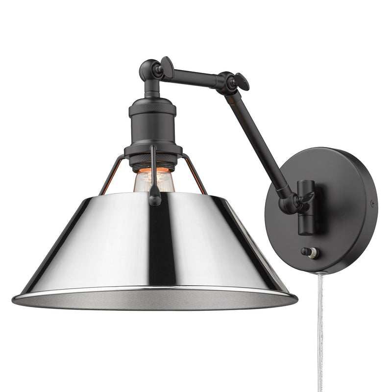 Orwell Swing Arm Wall Lamp in Matte Black