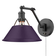 Orwell Swing Arm Wall Lamp in Matte Black