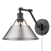 Orwell Swing Arm Wall Lamp in Matte Black