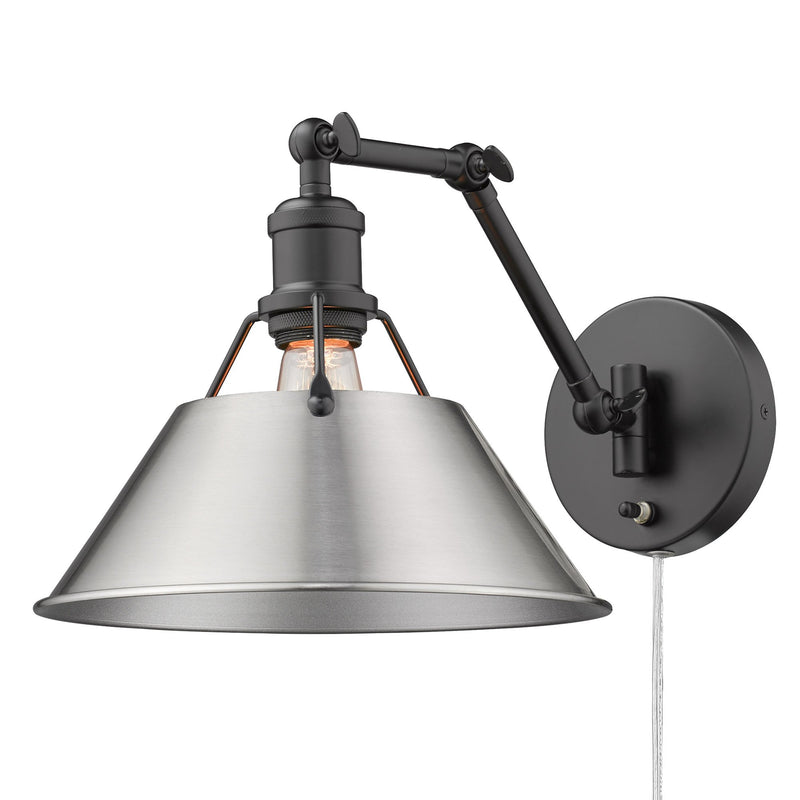 Orwell Swing Arm Wall Lamp in Matte Black
