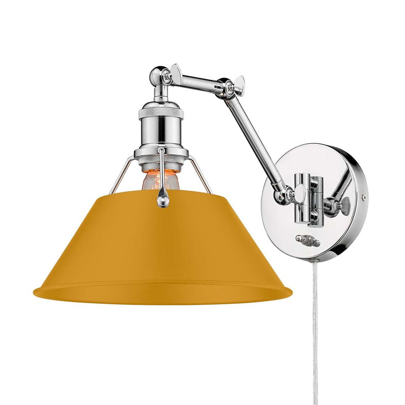 Orwell Swing Arm Wall Lamp in Chrome