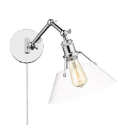 Orwell Swing Arm Wall Lamp in Chrome