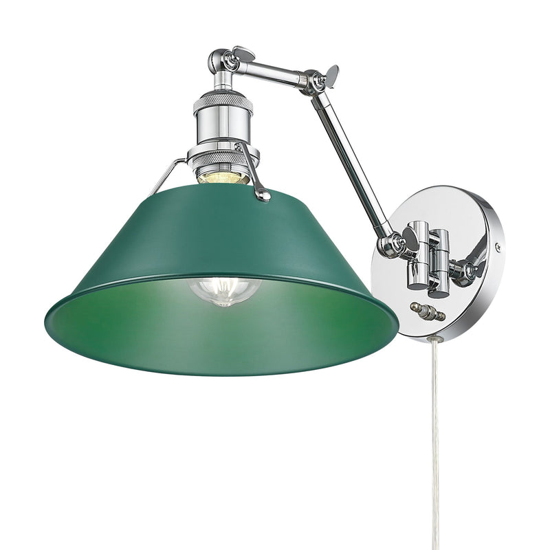 Orwell Swing Arm Wall Lamp in Chrome
