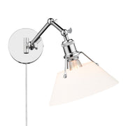 Orwell Swing Arm Wall Lamp in Chrome