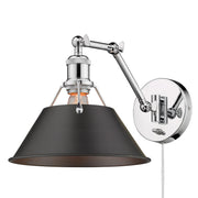 Orwell Swing Arm Wall Lamp in Chrome