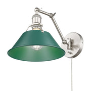 Orwell Swing Arm Wall Lamp in Pewter