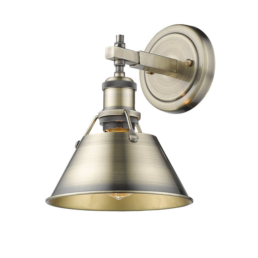 Orwell Bath Sconce in Aged Brass