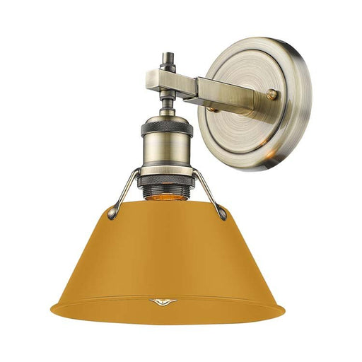 Orwell Bath Sconce in Aged Brass