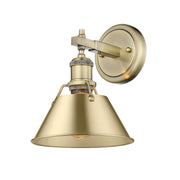 Orwell Bath Sconce in Aged Brass