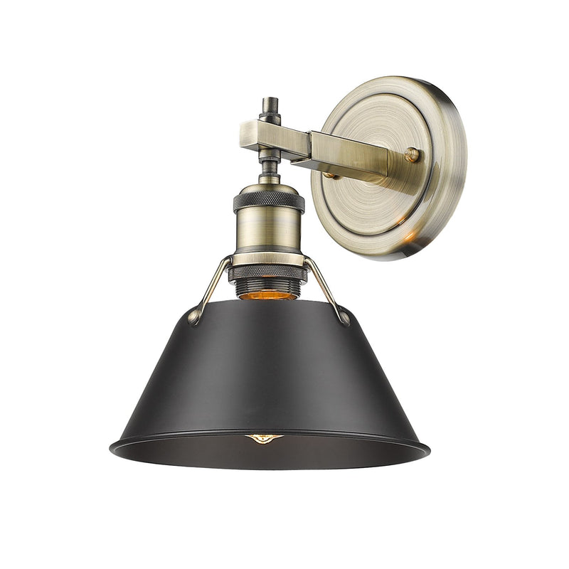 Orwell Bath Sconce in Aged Brass