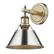 Orwell Bath Sconce in Aged Brass