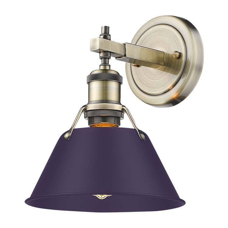 Orwell Bath Sconce in Aged Brass