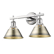 Orwell 2-Light Bath Vanity Light in Chrome