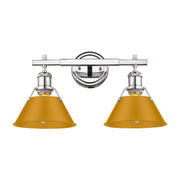 Orwell 2-Light Bath Vanity Light in Chrome