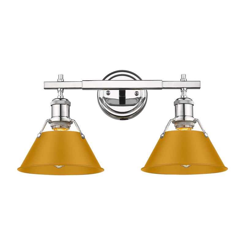 Orwell 2-Light Bath Vanity Light in Chrome