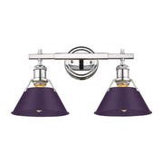 Orwell 2-Light Bath Vanity Light in Chrome