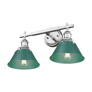 Orwell 2-Light Bath Vanity Light in Chrome