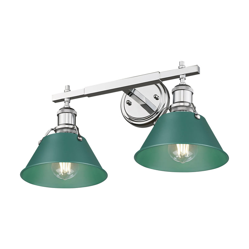 Orwell 2-Light Bath Vanity Light in Chrome