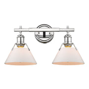Orwell 2-Light Bath Vanity Light in Chrome