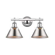 Orwell 2-Light Bath Vanity Light in Chrome