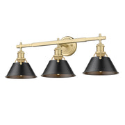 Orwell 3-Light Bath Vanity Light in Brushed Champagne Brass