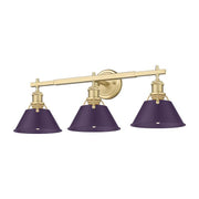 Orwell 3-Light Bath Vanity Light in Brushed Champagne Brass