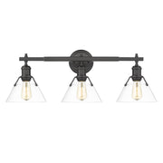 Orwell 3-Light Bath Vanity Light in Matte Black