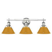 Orwell 3-Light Bath Vanity Light in Chrome