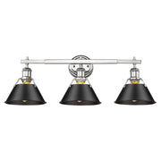 Orwell 3-Light Bath Vanity Light in Chrome