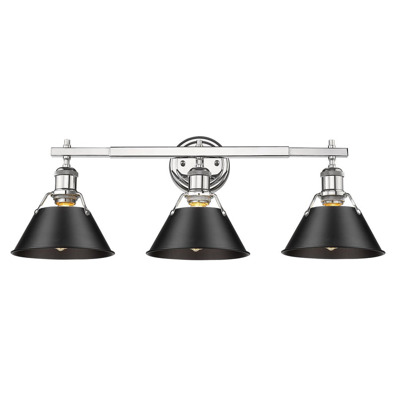 Orwell 3-Light Bath Vanity Light in Chrome