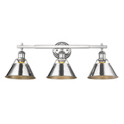 Orwell 3-Light Bath Vanity Light in Chrome