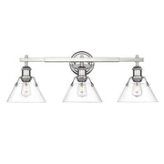 Orwell 3-Light Bath Vanity Light in Chrome