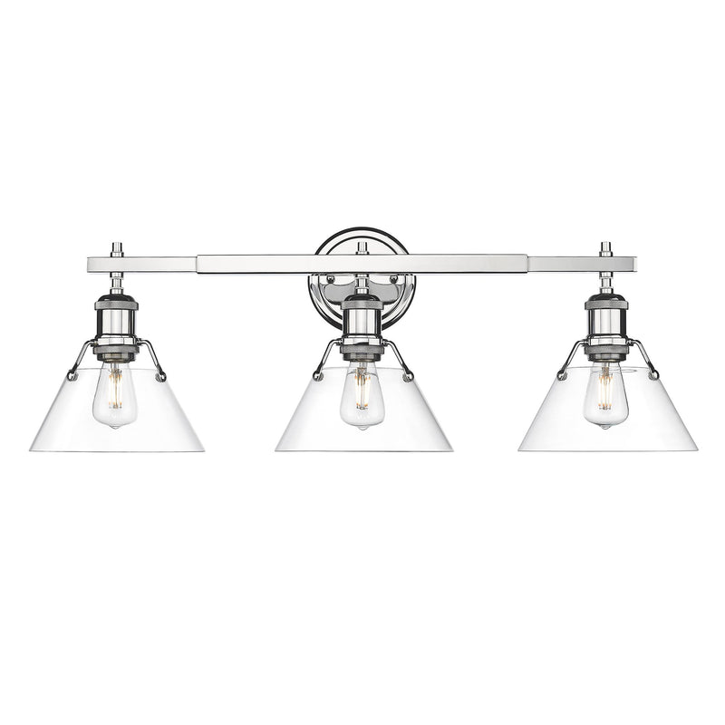 Orwell 3-Light Bath Vanity Light in Chrome