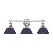 Orwell 3-Light Bath Vanity Light in Chrome