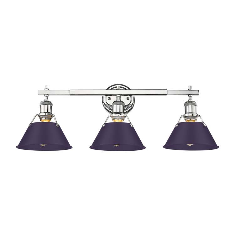 Orwell 3-Light Bath Vanity Light in Chrome
