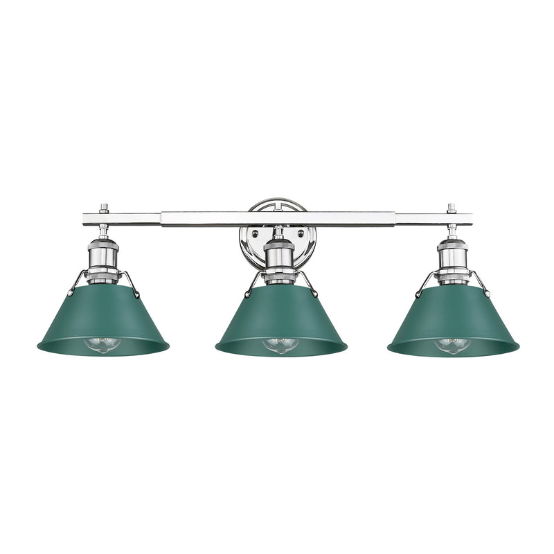 Orwell 3-Light Bath Vanity Light in Chrome
