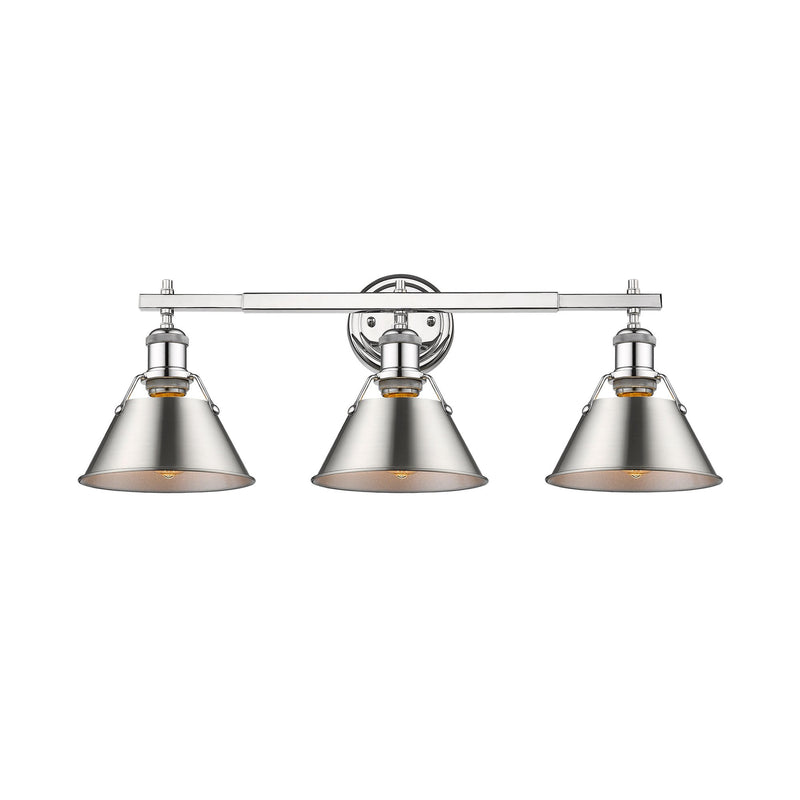 Orwell 3-Light Bath Vanity Light in Chrome