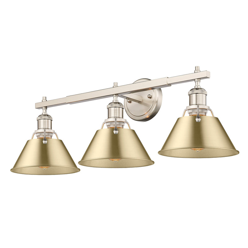 Orwell 3-Light Bath Vanity Light in Pewter