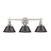 Orwell 3-Light Bath Vanity Light in Pewter