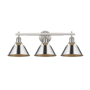 Orwell 3-Light Bath Vanity Light in Pewter