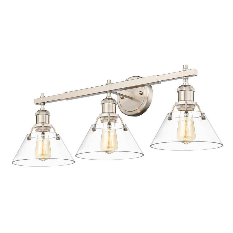 Orwell 3-Light Bath Vanity Light in Pewter