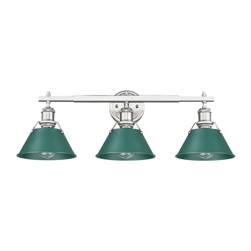 Orwell 3-Light Bath Vanity Light in Pewter